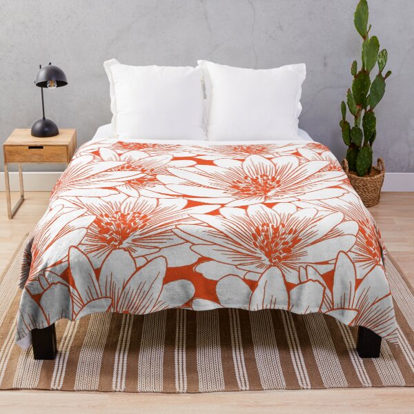 Artikelvorschau, Monochrome Lotusblume - orange entworfen und verkauft von CJ Creations.