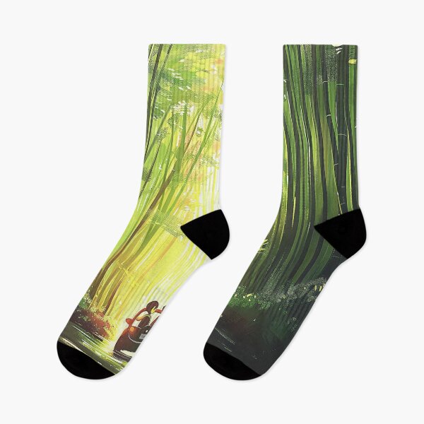 Item preview, Family Journey of Serenity Driving an Electric Car through a Peaceful Bamboo Forest designed and sold by CheerForGoods.