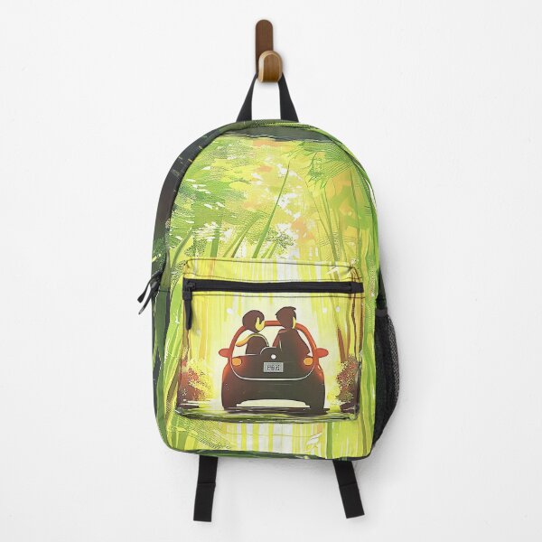 Item preview, Family Journey of Serenity Driving an Electric Car through a Peaceful Bamboo Forest designed and sold by CheerForGoods.
