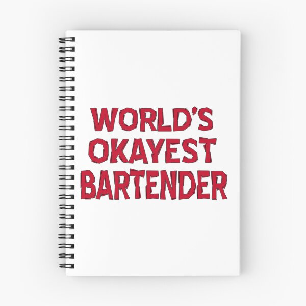 Item preview, worlds okayest Bartender Barmaid Barman Mixologists designed and sold by ramwebroom.