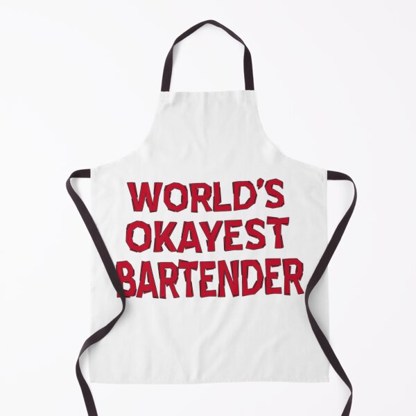 Item preview, worlds okayest Bartender Barmaid Barman Mixologists designed and sold by ramwebroom.