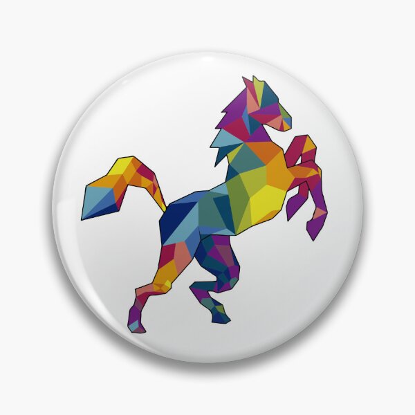 Item preview, Polygon rearing horse designed and sold by sarahbidz.