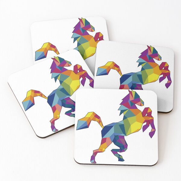 Item preview, Polygon rearing horse designed and sold by sarahbidz.