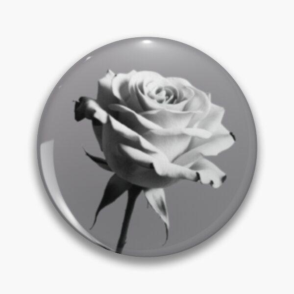 Item preview, Photographic Black and White Rose in Full Bloom designed and sold by LMoonDesigns.