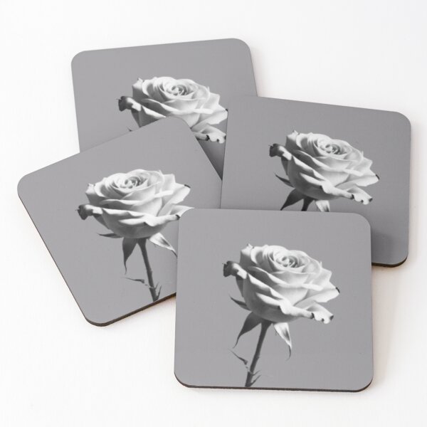 Item preview, Photographic Black and White Rose in Full Bloom designed and sold by LMoonDesigns.
