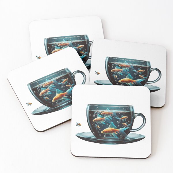 Artikelvorschau, Tasse mit Fisch entworfen und verkauft von katgosnice.