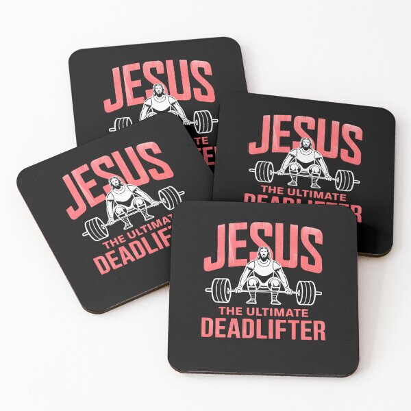 Item preview, Jesus The Ultimate Deadlifter - Faith and Fitness Design designed and sold by Karsten Stier.