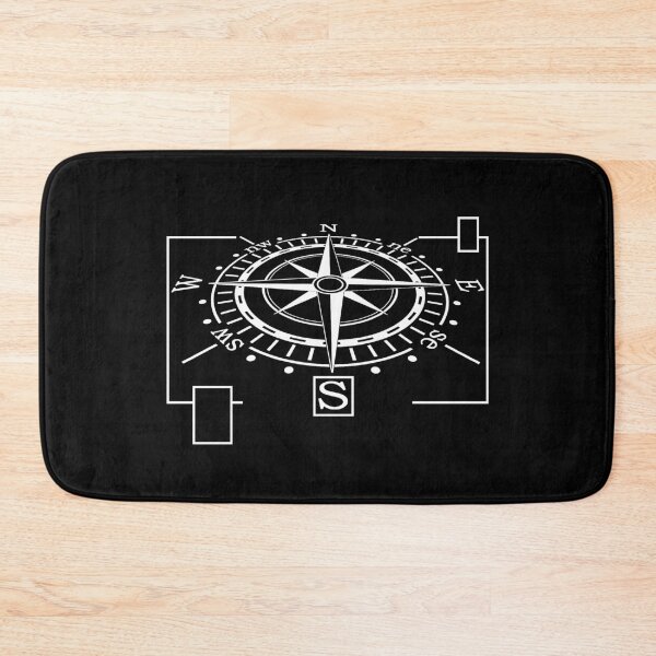 Item preview, Compass Direction South Hiking Nature Mountains designed and sold by shurikaner.