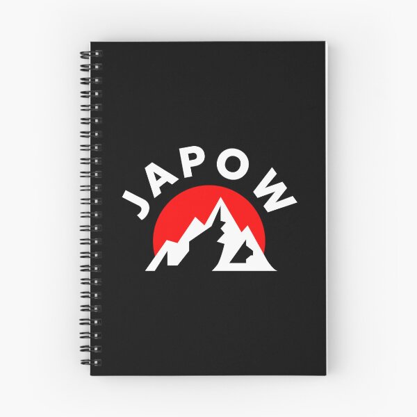 Item preview, JAPOW Japan Powder Snow Snowboard Sticker - White  designed and sold by PawaPotto.