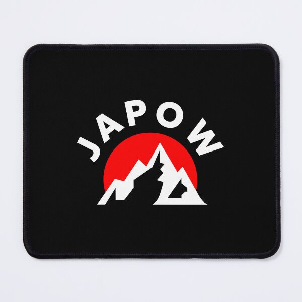Item preview, JAPOW Japan Powder Snow Snowboard Sticker - White  designed and sold by PawaPotto.