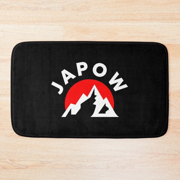 Item preview, JAPOW Japan Powder Snow Snowboard Sticker - White  designed and sold by PawaPotto.