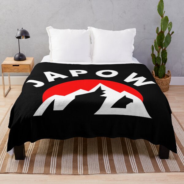 Item preview, JAPOW Japan Powder Snow Snowboard Sticker - White  designed and sold by PawaPotto.
