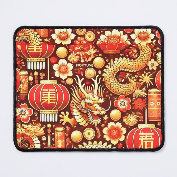 Item preview, Vibrant Chinese New Year Tile Pattern designed and sold by 298Billionarts.