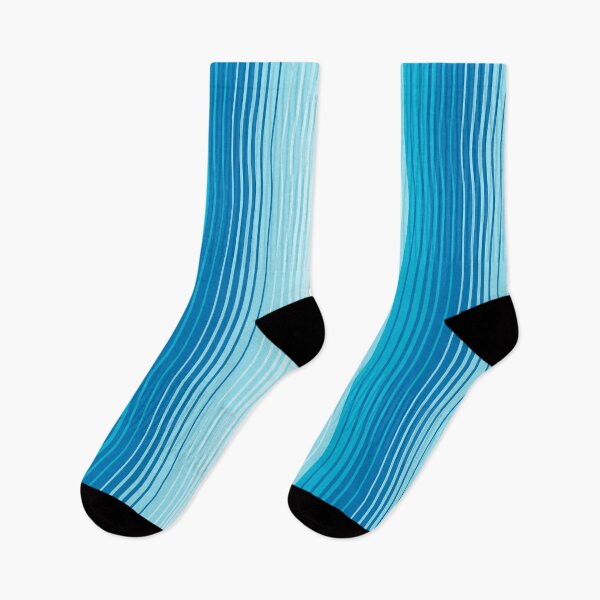 Item preview, Boho Vertical Ombre Stripes | shades of blue and white gradient design designed and sold by colorofmagic.