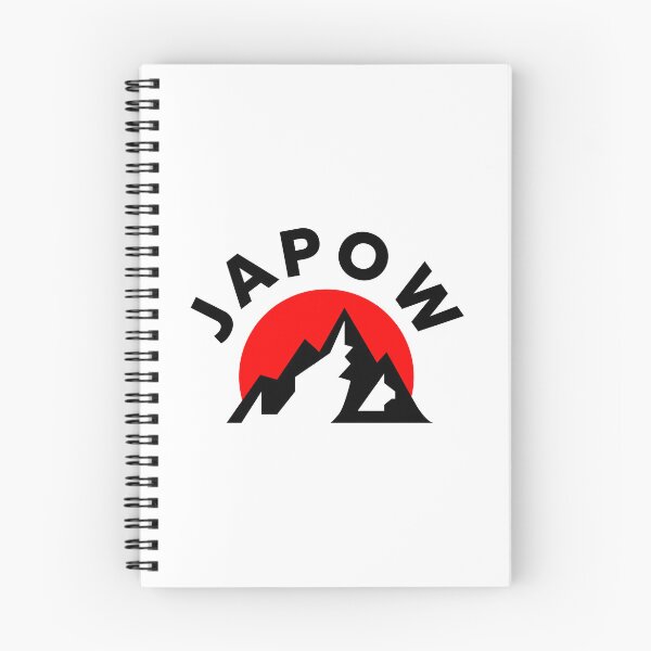 Item preview, JAPOW Japan Powder Snow Snowboard Sticker - Black  designed and sold by PawaPotto.