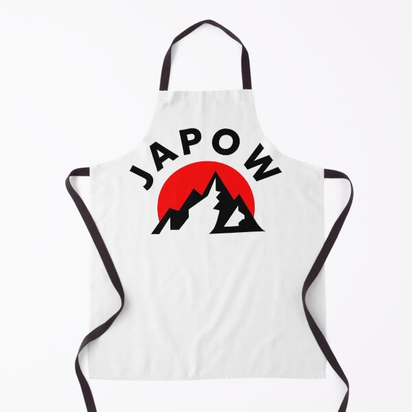 Item preview, JAPOW Japan Powder Snow Snowboard Sticker - Black designed and sold by PawaPotto.