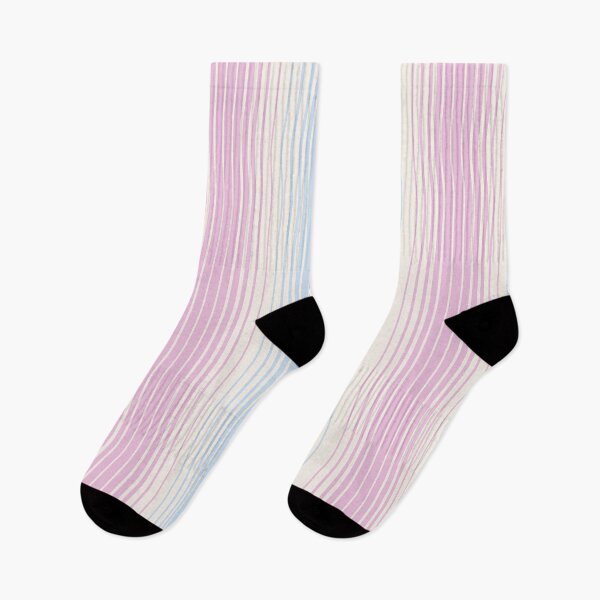 Item preview, Boho Vertical Ombre Stripes | pink and baby blue gradient design designed and sold by colorofmagic.