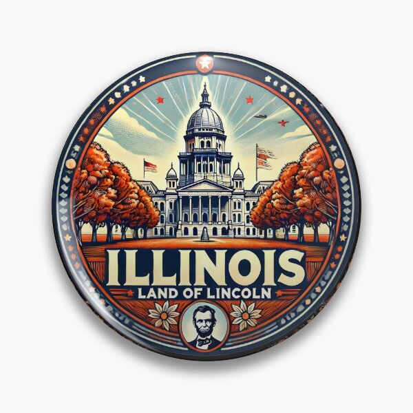 Item preview, Illinois: Proudly the Land of Lincoln designed and sold by communedesigns.