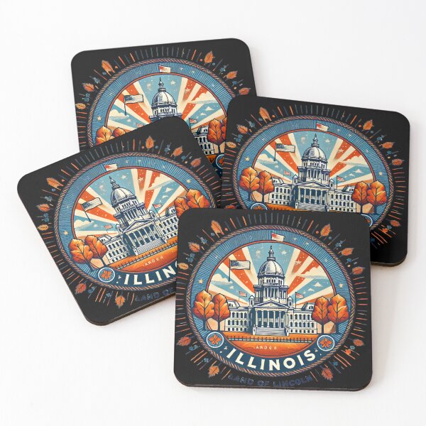 Item preview, Illinois: Proudly the Land of Lincoln designed and sold by communedesigns.