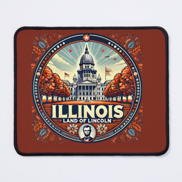 Item preview, Illinois: Proudly the Land of Lincoln designed and sold by communedesigns.