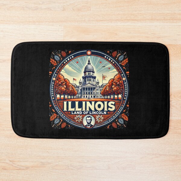 Item preview, Illinois: Proudly the Land of Lincoln designed and sold by communedesigns.