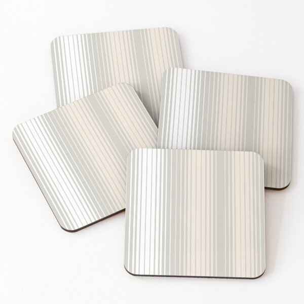 Item preview, Boho Vertical Ombre Stripes | sand, grey and greige gradient design designed and sold by colorofmagic.