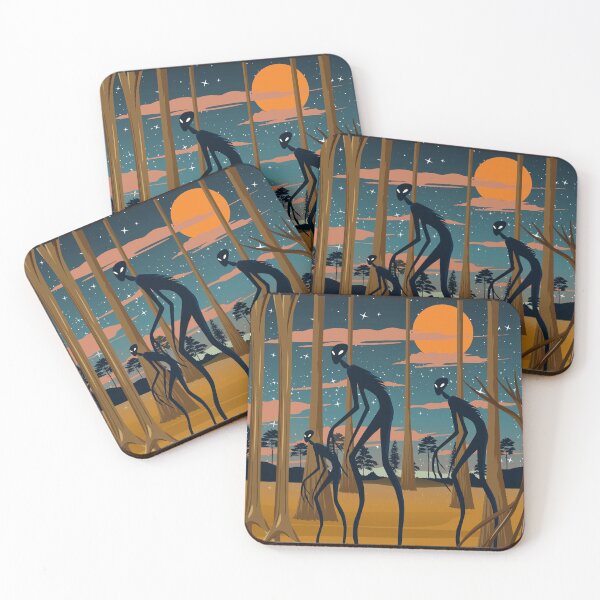 Item preview, Nightcrawlers Cryptid Cryptozoology Art designed and sold by Stadify.