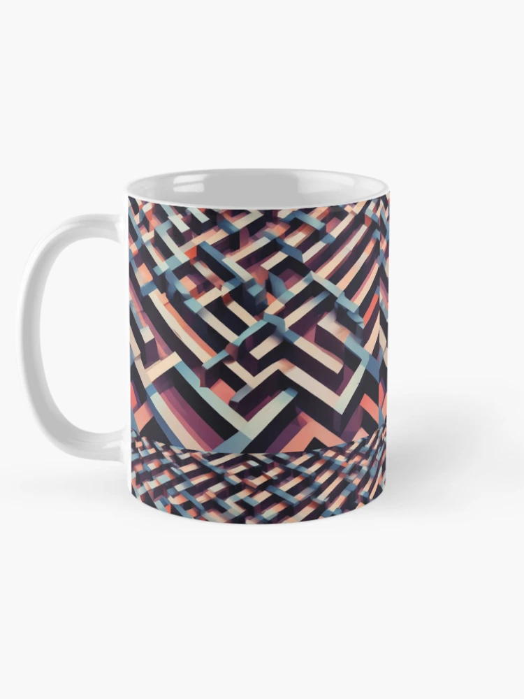 Thumbnail 5 of 6, Coffee Mug, Labyrint designed and sold by S-R-TDesign.