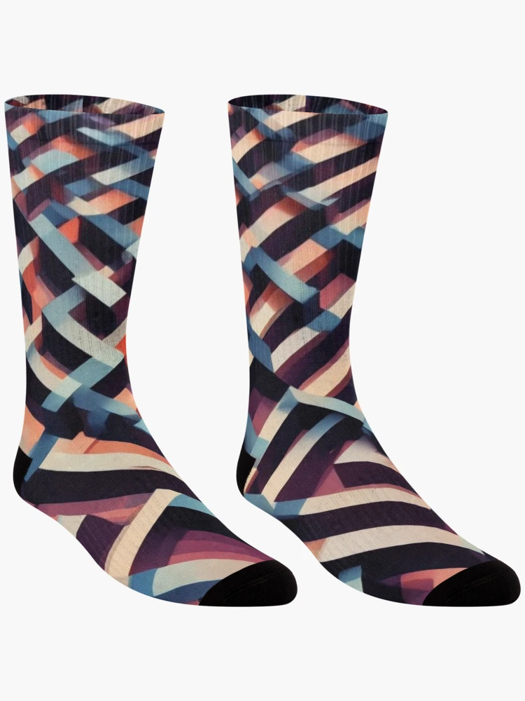 Thumbnail 3 of 5, Socks, Labyrint designed and sold by S-R-TDesign.