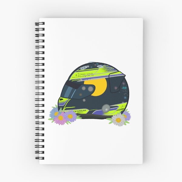 Item preview, Isack Hadjar 2024 Helmet With Flowers designed and sold by OriDraws.