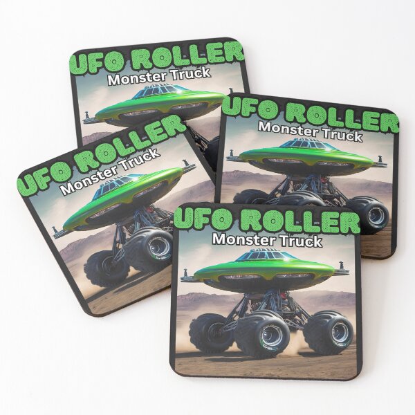 Item preview, UFO Roller - Monster Truck designed and sold by FroggyFly Designs.
