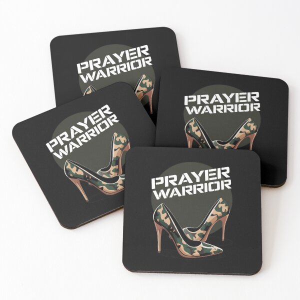 Item preview, Prayer Warrior Camo Heels Christian Faith Design designed and sold by Karsten Stier.