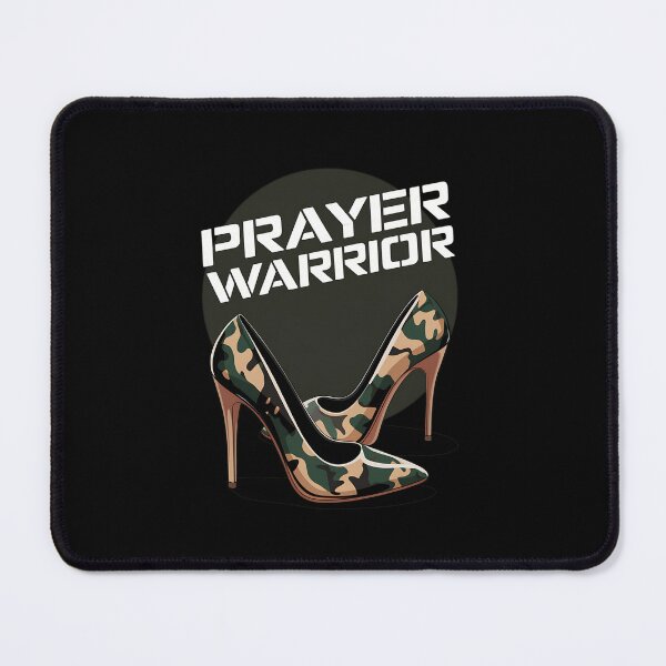 Item preview, Prayer Warrior Camo Heels Christian Faith Design designed and sold by Karsten Stier.