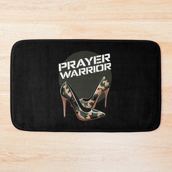 Item preview, Prayer Warrior Camo Heels Christian Faith Design designed and sold by Karsten Stier.