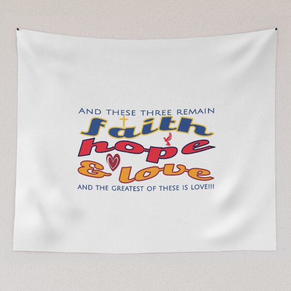 Item preview, Faith, Hope and Love designed and sold by simplydesignart.