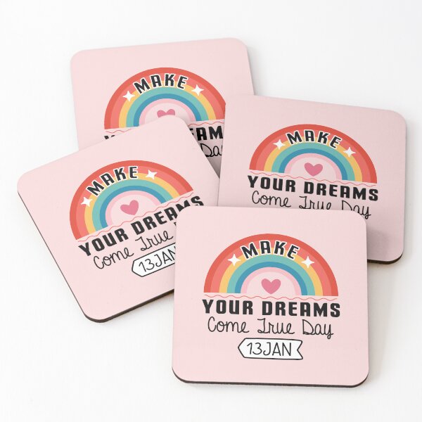 Item preview, 13 January Make Your Dreams Come True Day - Wacky Holidays designed and sold by ChemicalXShop.