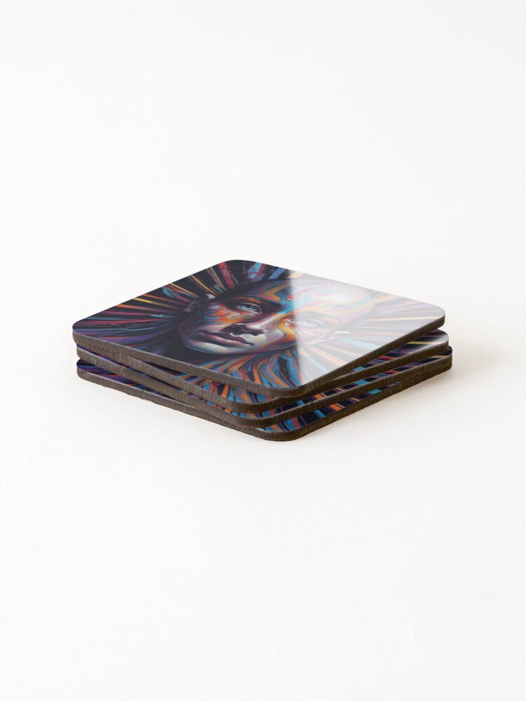 Thumbnail 4 of 5, Coasters (Set of 4), Perception Shift designed and sold by S-R-TDesign.