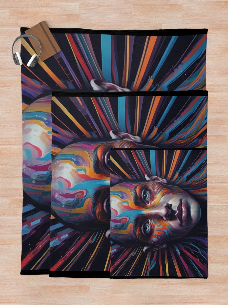 Thumbnail 5 of 6, Throw Blanket, Perception Shift designed and sold by S-R-TDesign.