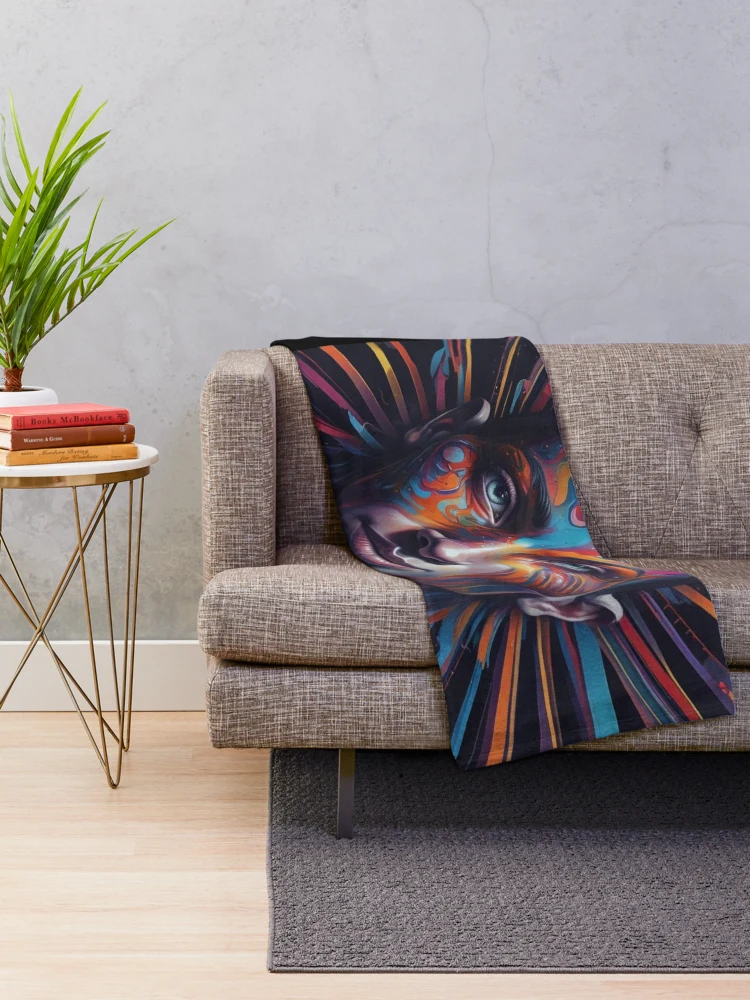 Thumbnail 2 of 6, Throw Blanket, Perception Shift designed and sold by S-R-TDesign.