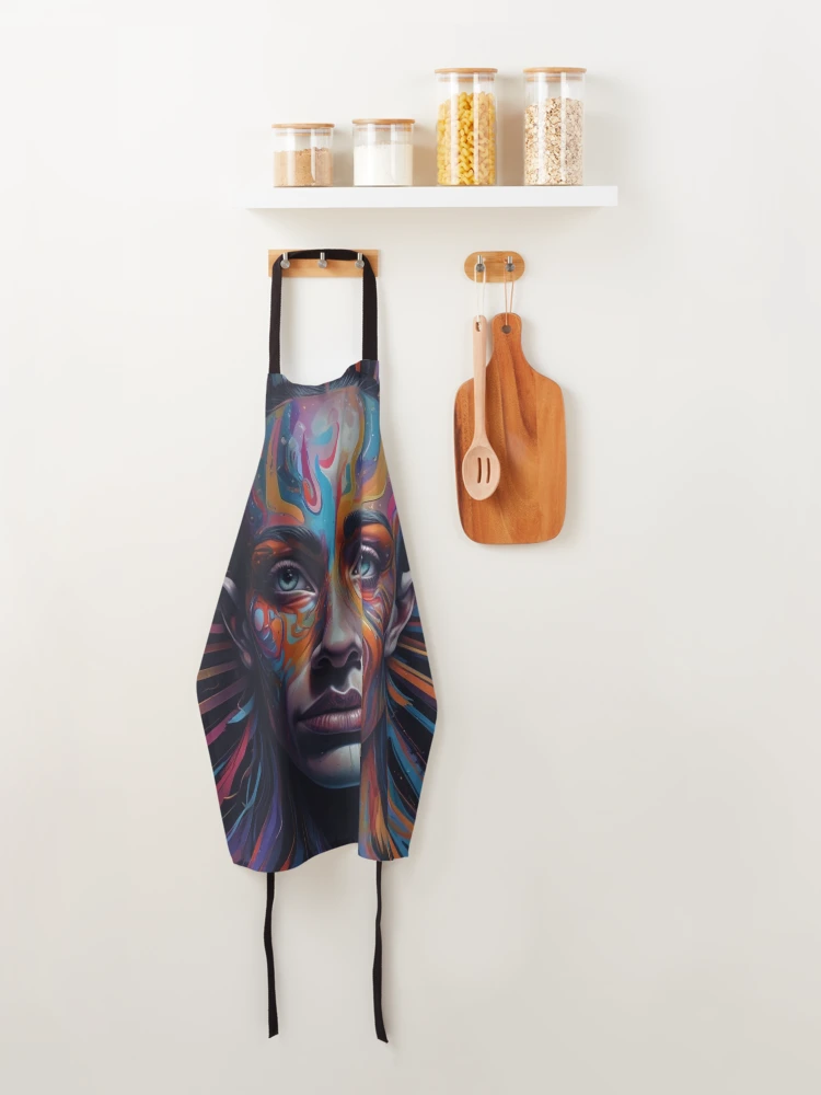 Thumbnail 4 of 6, Apron, Perception Shift designed and sold by S-R-TDesign.