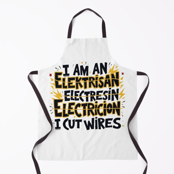 Item preview, I Am An Elektrisan Electresin Electricion I Cut Wires - Electrician Humor designed and sold by TeesYouWant.