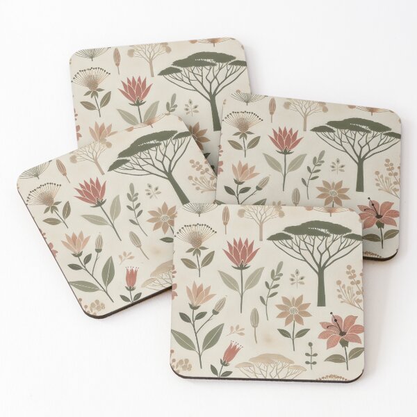 Item preview, Minimalistic African Botanicals designed and sold by WildlifeSafari.