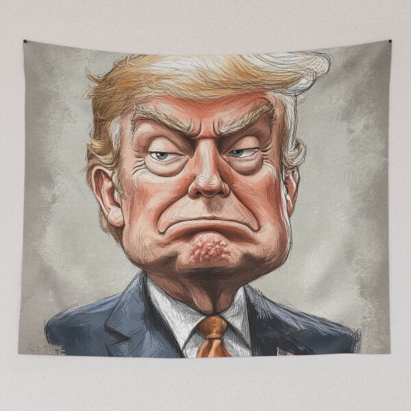 Item preview, Trump is sizing you up Trump 2024 Caricature designed and sold by GrinGalore.