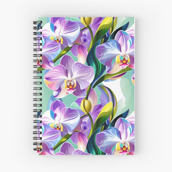 Item preview, Multi colored Orchid Pattern designed and sold by Domo-Design.