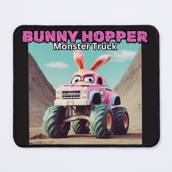 Item preview, BUNNY HOPPER - The Amazing Bouncing Monster Truck designed and sold by FroggyFly Designs.