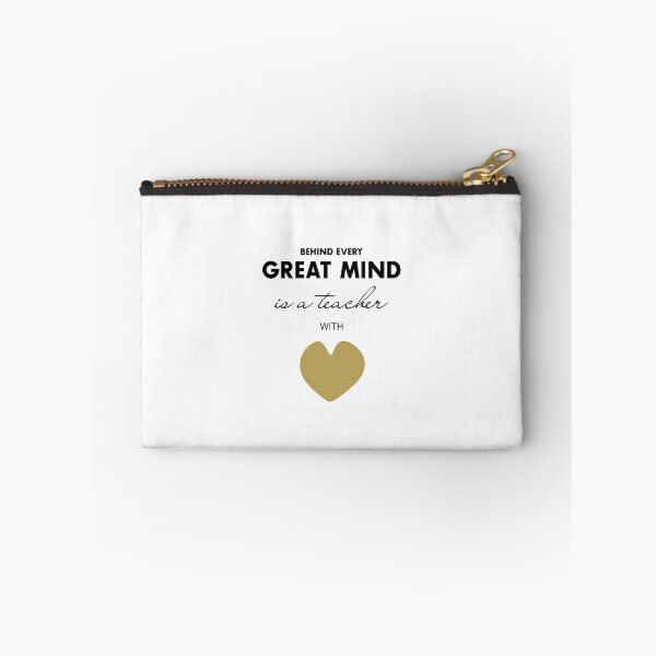 Item preview, Behind Every Great Mind – A Teacher with Golden Heart, Unique designed and sold by villacreativa.