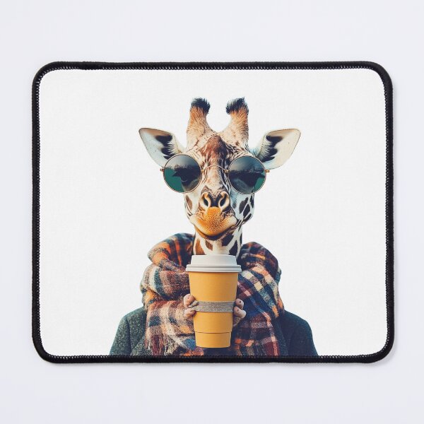 Item preview, Hipster Giraffe designed and sold by NicolasGlowArt.