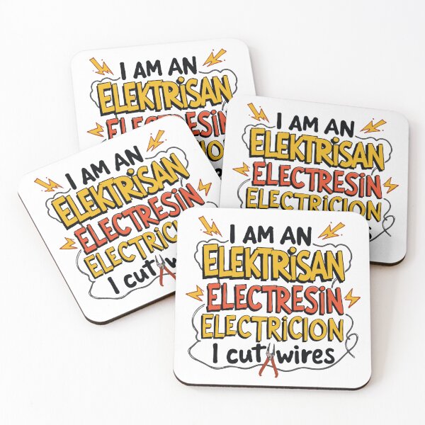 Item preview, I Am An Electrician Elektrisan Electresin Electricion I Cut Wires - Electrician Humor designed and sold by TeesYouWant.