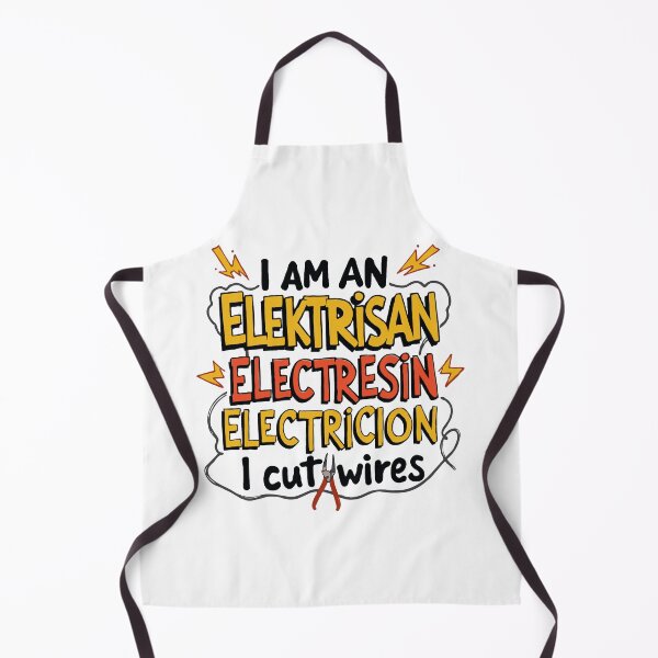 Item preview, I Am An Electrician Elektrisan Electresin Electricion I Cut Wires - Electrician Humor designed and sold by TeesYouWant.