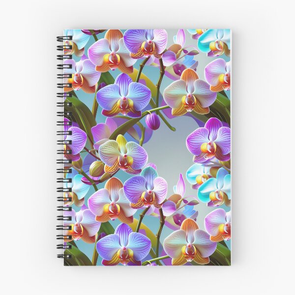 Item preview, Multi colored Orchid Pattern 3 designed and sold by Domo-Design.